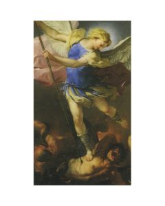 St Michael Holy Card
