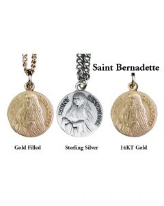 Bernadette Patron Saint Medal