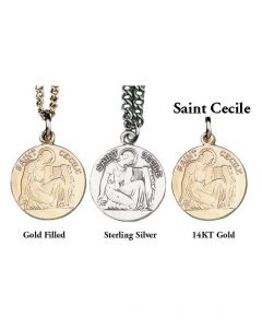 Cecile Patron Saint Medal