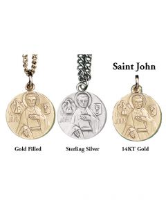 John Evangelist Patron Saint Medal