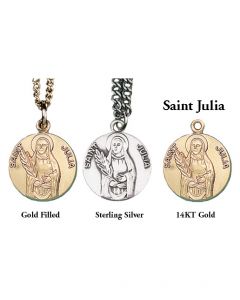 Julia Patron Saint Medal