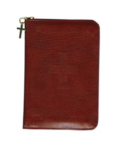 Sunday Missal Burgundy Leather w/Zipper