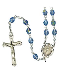 Sterling Silver Birthstone Rosary