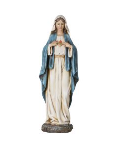 14" Immaculate Heart of Mary Statue