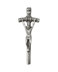 Papal Cross Pewter Lapel Pin