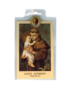 Anthony Pray for Us Pin