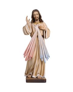 Divine Mercy Mini Wood Carved Statue