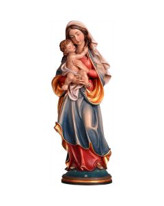 Madonna of Peace Mini Wood Carved Statue