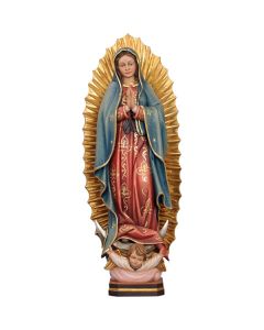 OL Guadalupe Mini Wood Carved Statue