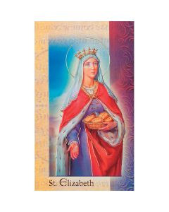 Elizabeth Mini Lives of the Saints Holy Card