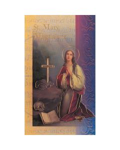 Mary Magdalene Mini Lives of the Saints Holy Card