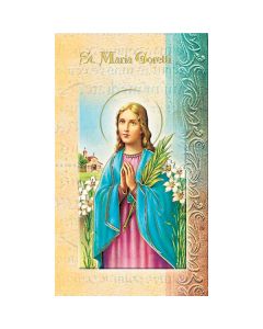 Maria Goretti Mini Lives of the Saints Holy Card