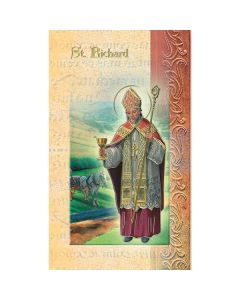 Richard Mini Lives of the Saints Holy Card