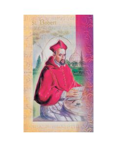 Robert Mini Lives of the Saints Holy Card