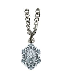 Petite Sterling Silver Miraculous Medal