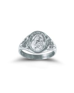 Our Lady of Perpetual Help Ring Sterling Silver