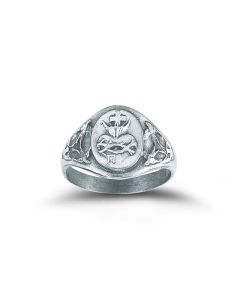 Sacred Heart Ring Sterling Silver