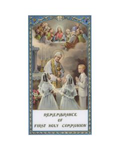 Remembrance Communion Holy Card