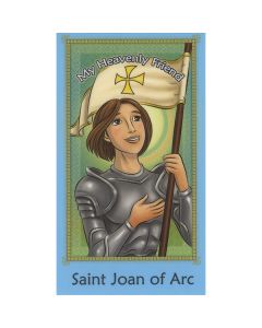 Children's St Joan of Arc Holy Card