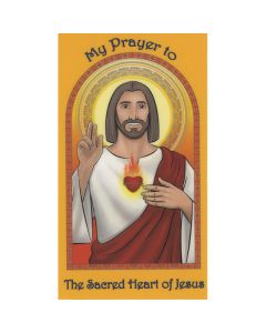 Children's Sacred Heart Holy Card