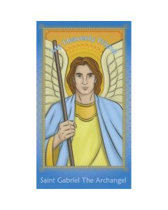 Children's St Gabriel Holy Card
