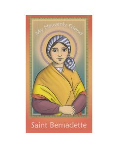 Children's St Bernadette Holy Card