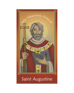 Children's St Augustine Holy Card