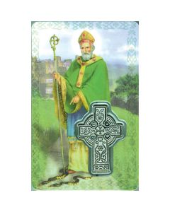 Patrick Devotional Holy Card