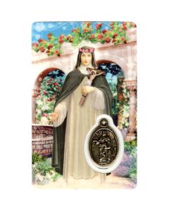Rose Devotional Holy Card