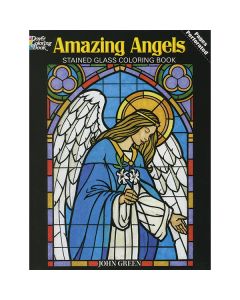 Amazing Angels Stained Glass Color Book