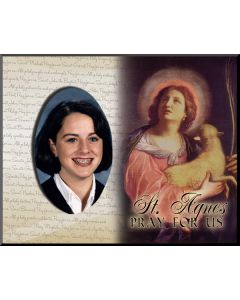 St Agnes Pick Your Saint Confirmation Frame