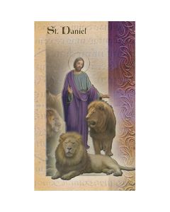 St Daniel Mini Lives of the Saints Holy Card