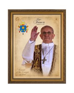 Pope Francis Commemorative Picture