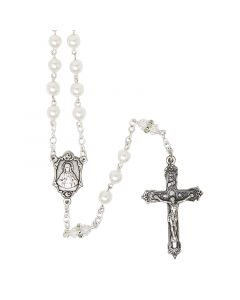 Pearl and Crystal Rosary