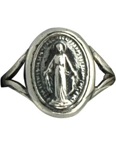 Petite Miraculous Medal Ring
