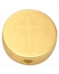 Small Pyx with Engraved Cross