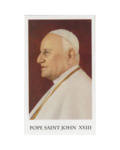 Pope St John XXIII Holycard