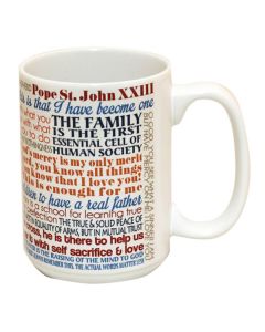 Pope St John XXIII Quotes Mug