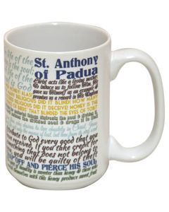 St Anthony of Padua Quotes Mug