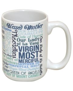 Titles of Mary Quotes Mug