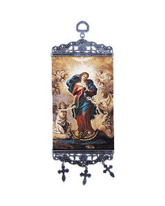 Our Lady Undoer of Knots Tapestry