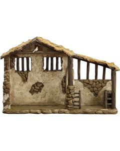 Lighted Nativity Stable