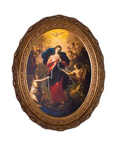OVAL MARY UNDOER OF KNOTS PICTURE