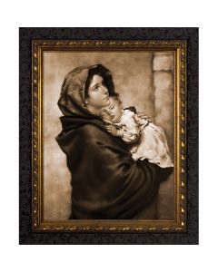 Sepia Madonna of the Streets Picture