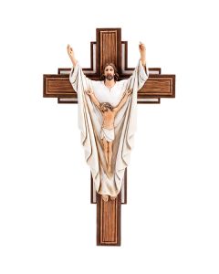 He is Risen Crucifix