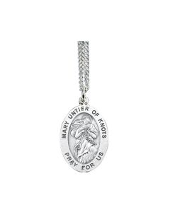 Mary Untier of Knots Sterling Silver Medal