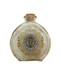 Our Lady of Guadalupe Vintage Holy Water Bottle