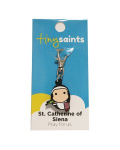St Catherine of Siena Tiny Saint Charm