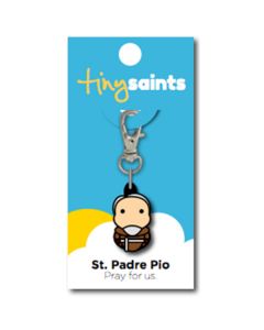St Padre Pio Tiny Saint Charm