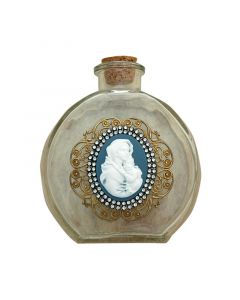 Vintage Cameo Holy Water Bottle